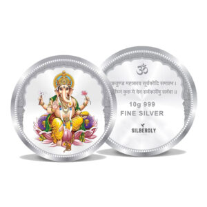 Lord Ganesh ji 999 Pure Silver Coin 10gm