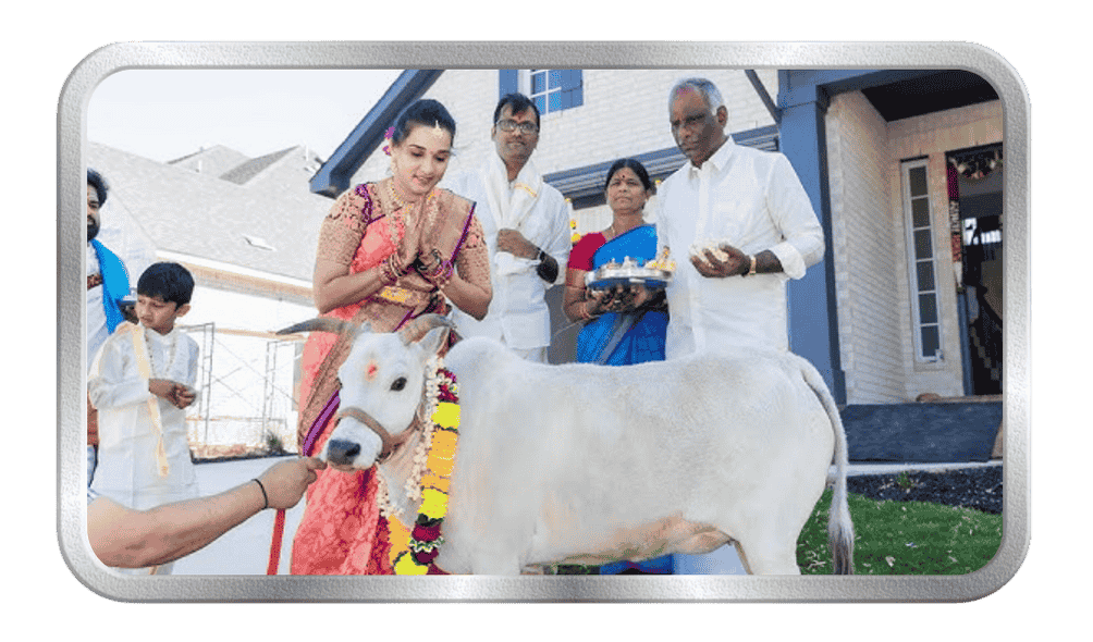 Housewarming (Griha Pravesh) Silver Coin gift