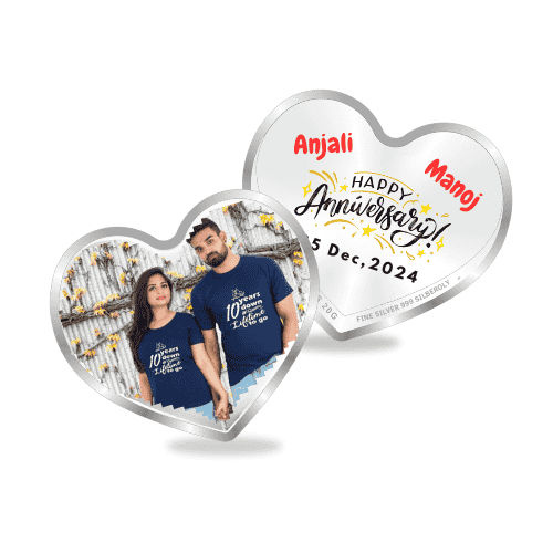 999 silver coin anniversary gifts for couple