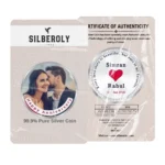 customized anniversary coins by silberoly card pack